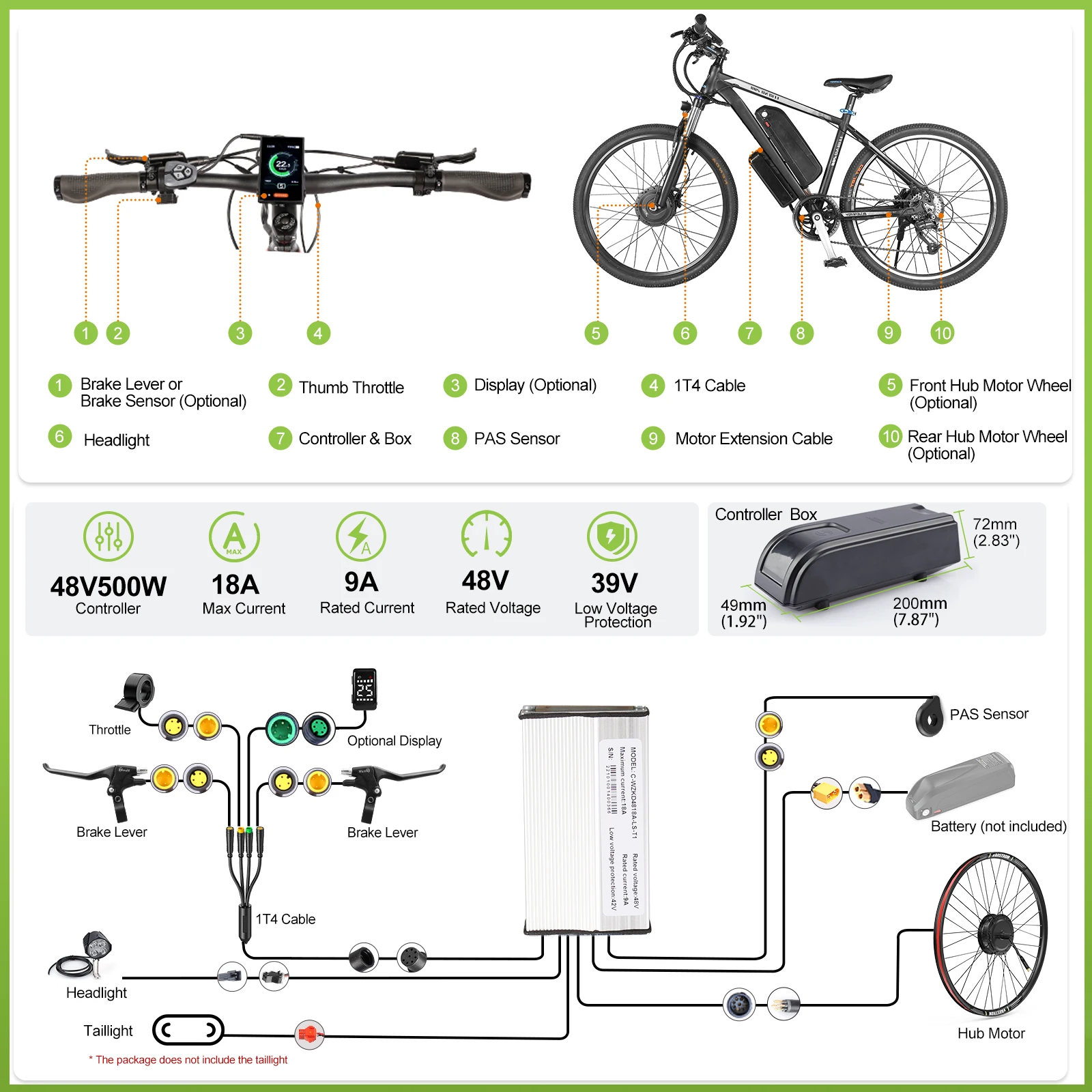 Bafang Ebike Kit Front Wheel Bafang Front Hub Motor Electric Bike  Conversion Kit Review