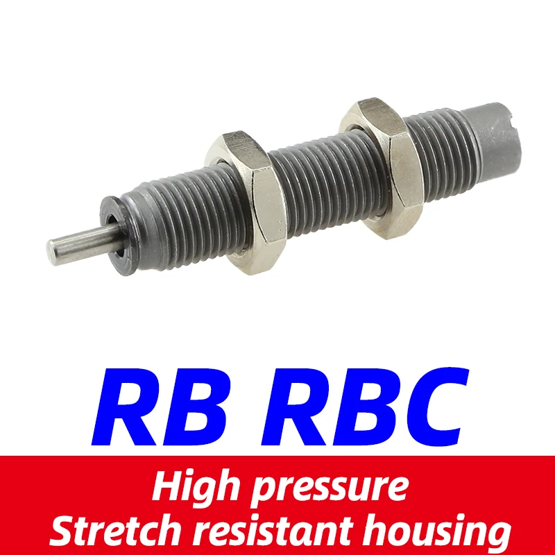 

RB RBC Pneumatic Hydraulic Shock Absorber Adjustable Hydraulic Buffer With cap RBC1412 RB0806 RB1006 RBC2725 RB1412 RB2725