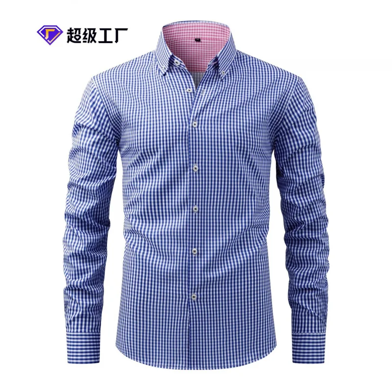 Special Four-Way Stretch Digital Print Long Sleeve Shirt for Men with Turn-Down CollarTEMUeabyCasual Versatile Men's Shirt