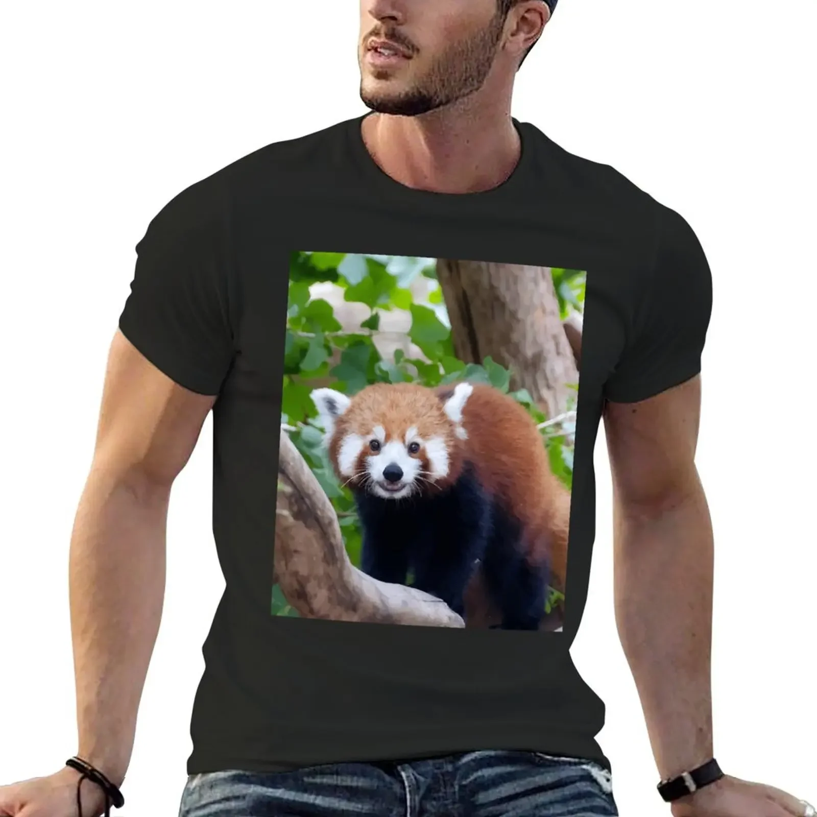 Panda at the Columbus Zoo Graphic tt T-Shirt customs design your own Blouse aesthetic clothes quick drying mens t shirts pack