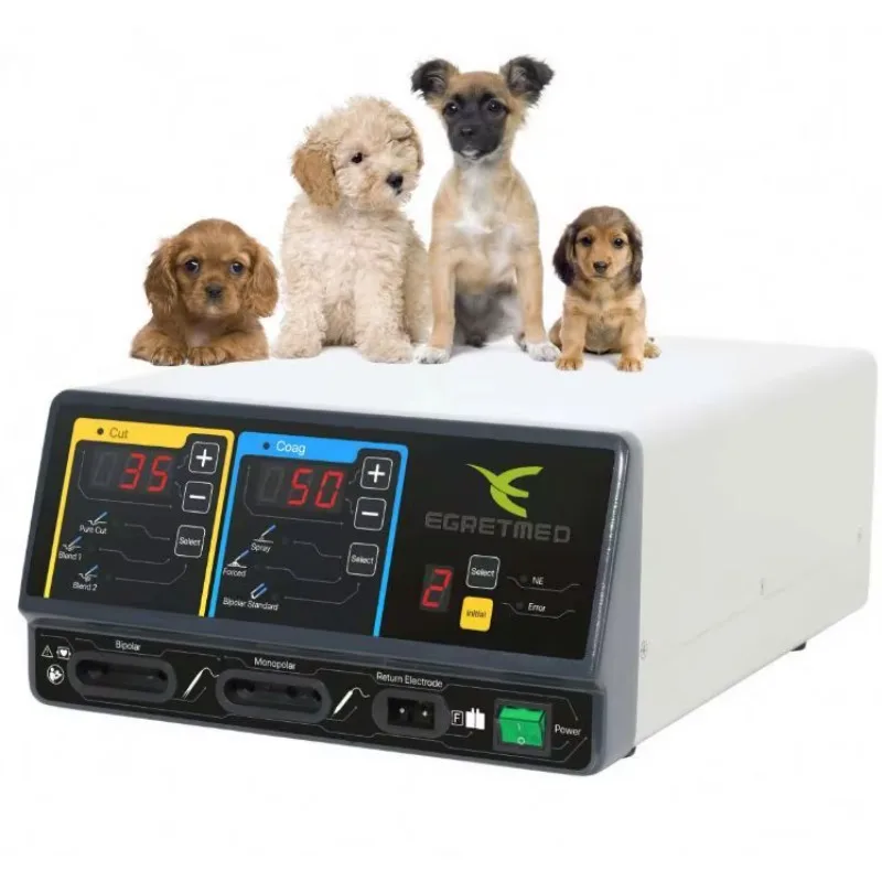 Medical Veterinary ESU Generator 100W Bipolar Monopolar Pure Cut