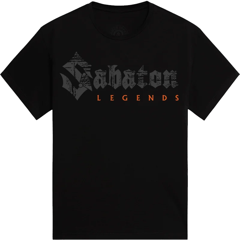 Sabaton Legends Heavy Metal T-Shirt Double Sided It's A Metal Thing Band Merch Unisex Casual Cotton Te