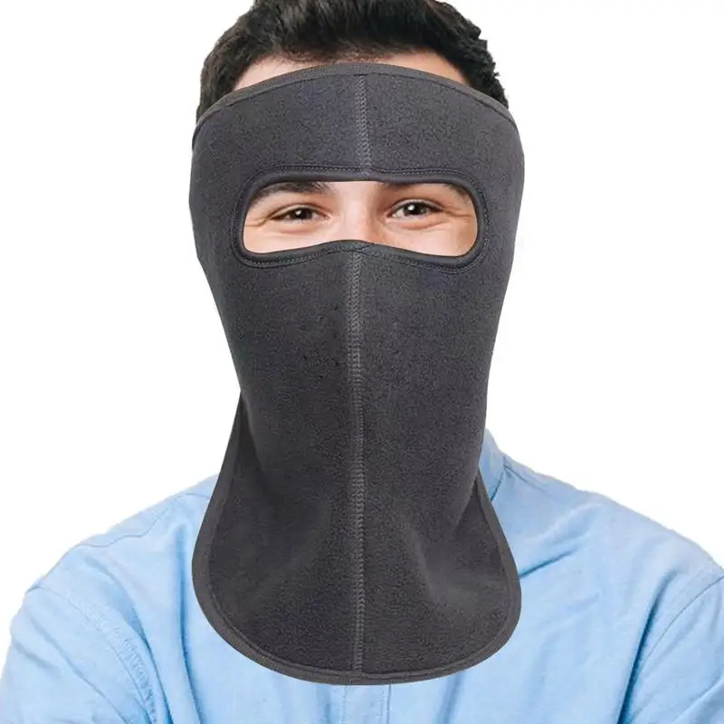 Full Face Covering Wool Face Coverings For Men Outdoor Breathable Winter Face Cover Flexible Warm Head Covering For Women