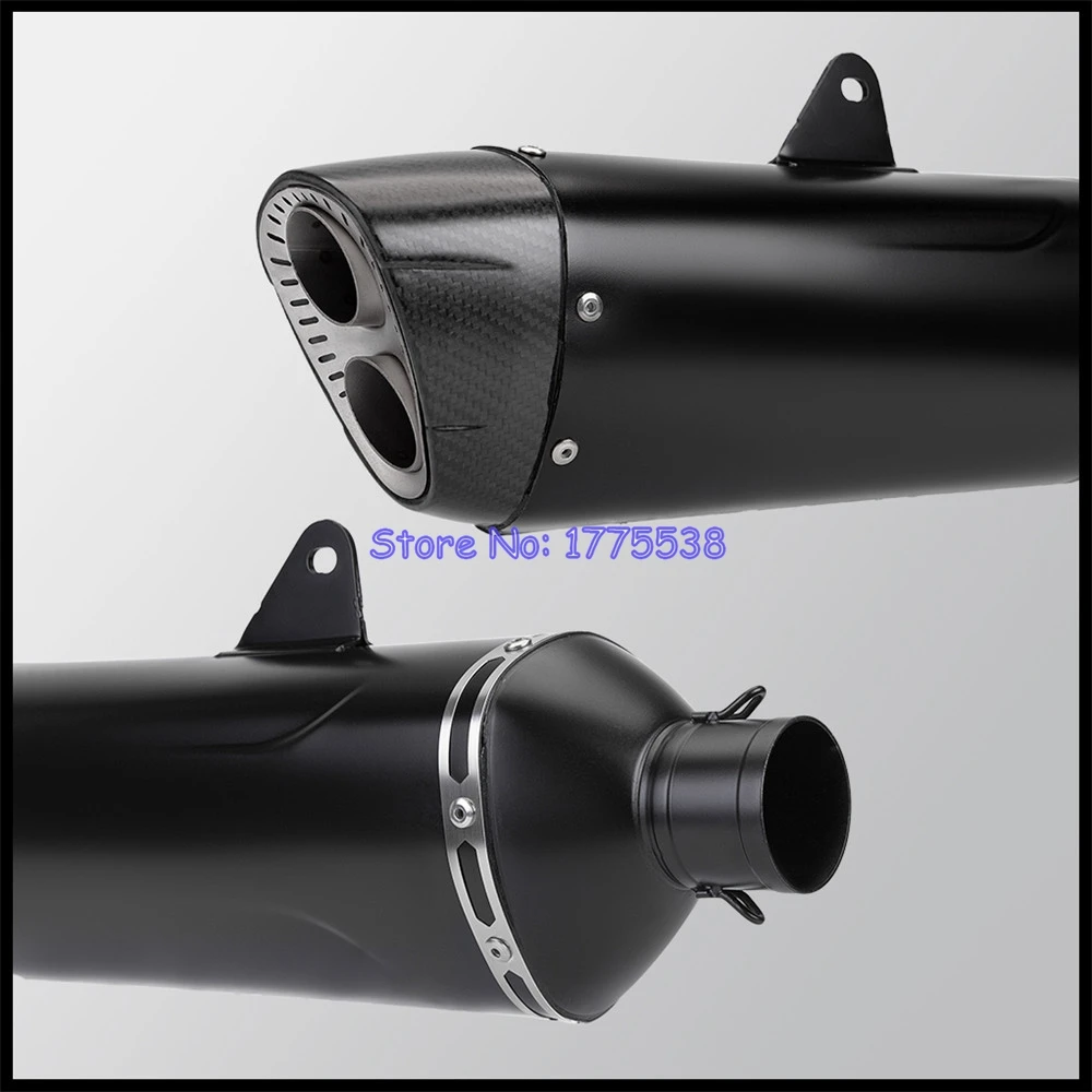 51mm Universal Motorcycle Exhaust for DUKE 390 CRF1000L CRF1100L MT07 MT09 TMAX 530 560 NVX155 PCX125 Z900RS Z1000 FZ1 R1 GSR750 image 6
