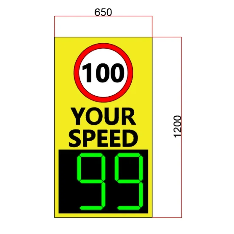 Traffic Signs Power Supply Radar Detector Speed Radar Road Signs