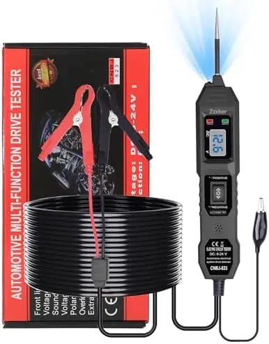 

Power Circuit Probe Tester 3.5-36V DC for Automotive Fuse & Voltage Testing, Short Circuit Finder (Black)