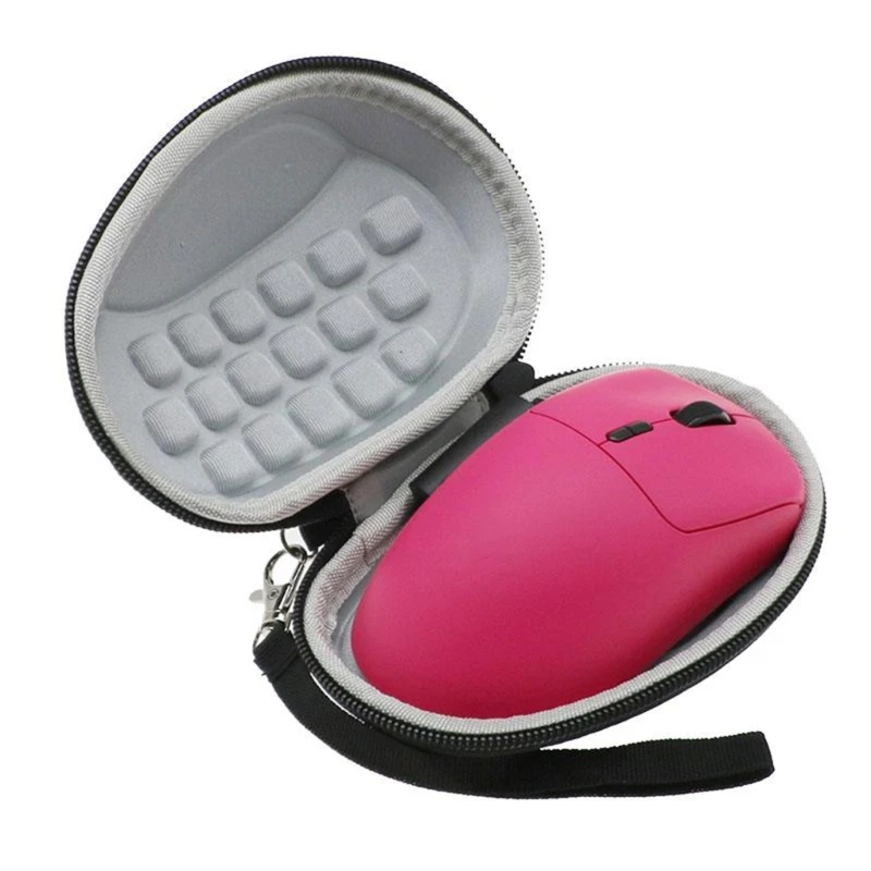 K0EA Hard EVA Case Replacement for VT3 Mouse Carrying Storage Bag Soft Lining for Travel Office Home