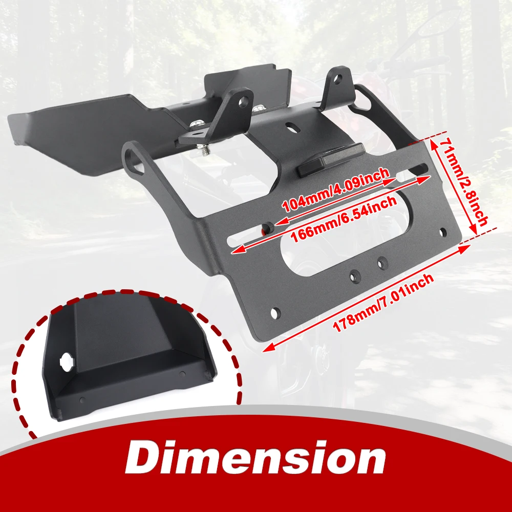 Motorcycle Fit For Ducati Monster 696 1100 EVO 795 659 796 License Plate Holder Bracket with Light Tail Tidy Fender Eliminator