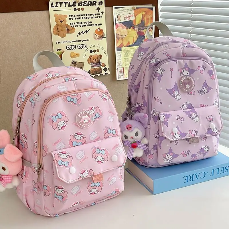 hello kitty cinammon roll backpack Cinnamoroll Mini (Rosy Cheeks Series) Measures about 12“ wide x 10“ tall Loungefly Cinnamoroll Daisy Gingham Mini