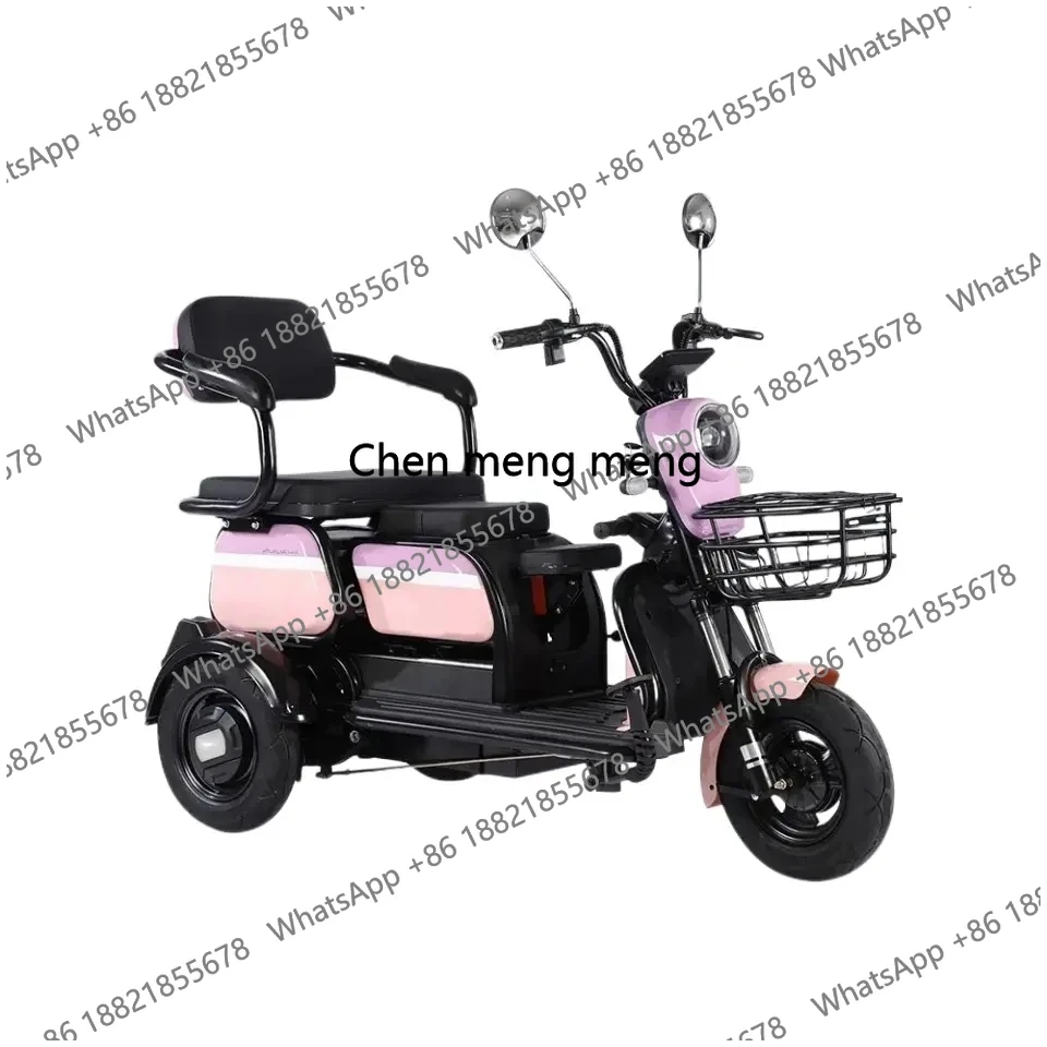 

New High Quality Electric Tricycle Large Battery Motor Electric 3-wheeled Bicycle Transport Electric Tricycle