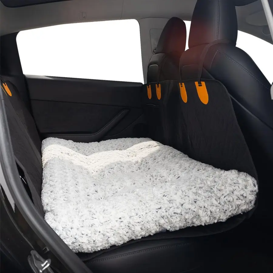 

Плюшевый коврик-лежанка для собак класса люкс для автомобиля, удобный чехол на сиденье для собак, защитный чехол-лежанка для домашних животных, моющийся, противоскользящий, для путешествий с питомцами