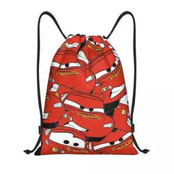 Lightning Mcqueen Cars Galaxy zaino con coulisse palestra sport Sackpack String Bags per Yoga