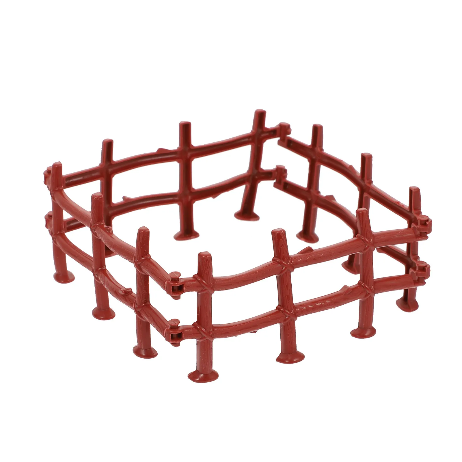 

50Pcs Fence Decoration Panels Premium PP Material Buckle Connect DIY Garden Farm Landscaping Scene Accessory Fence Model Toy