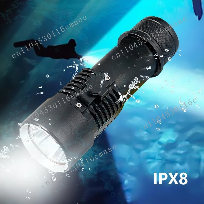 Mini XHP70 Diving Flashlight LED Outdoor 80m Diving Exploration Aluminum Alloy Strong Light Flashlight