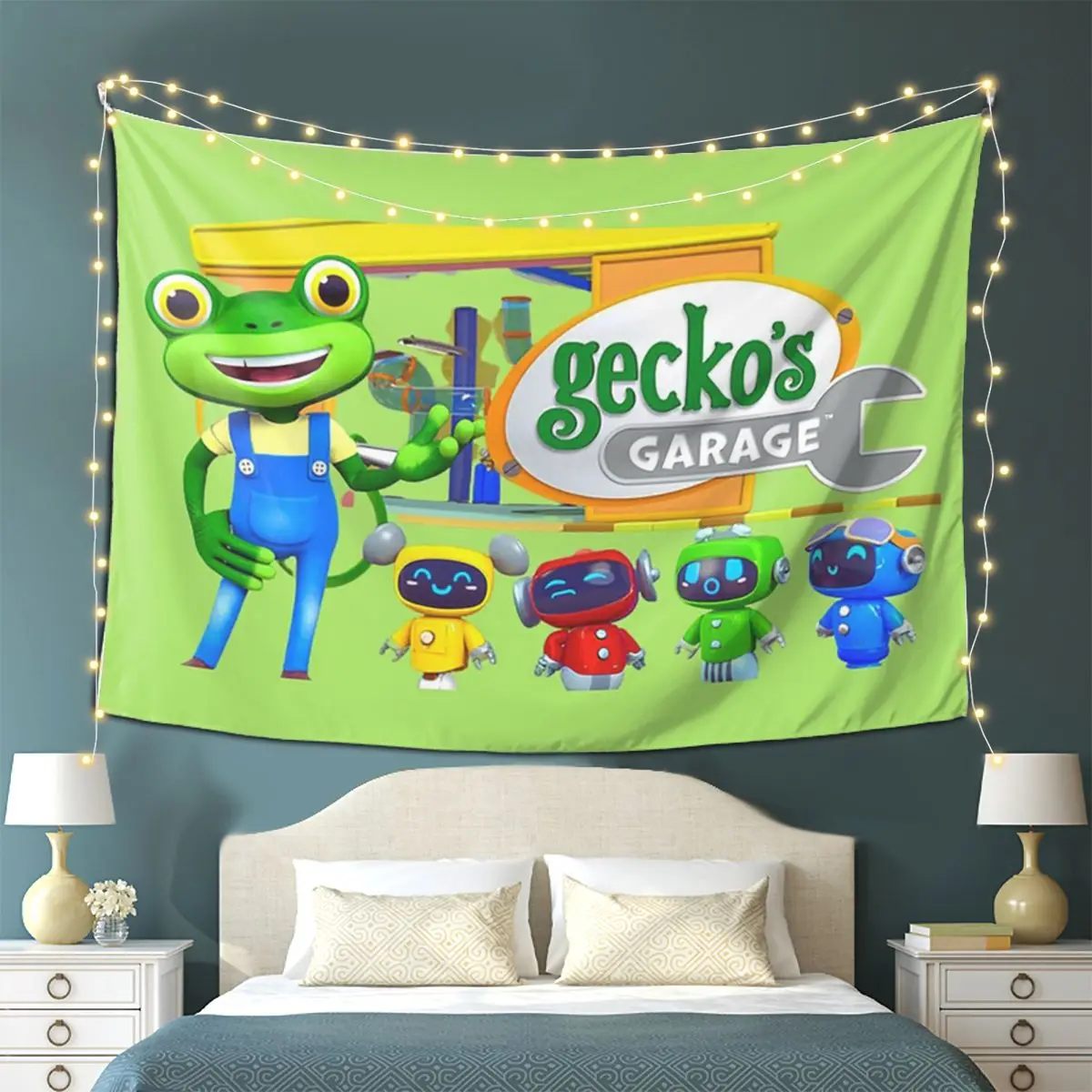 

Geckos Garage детский гобелен настенный эстетический гобелен для украшения дома для гостиной спальни