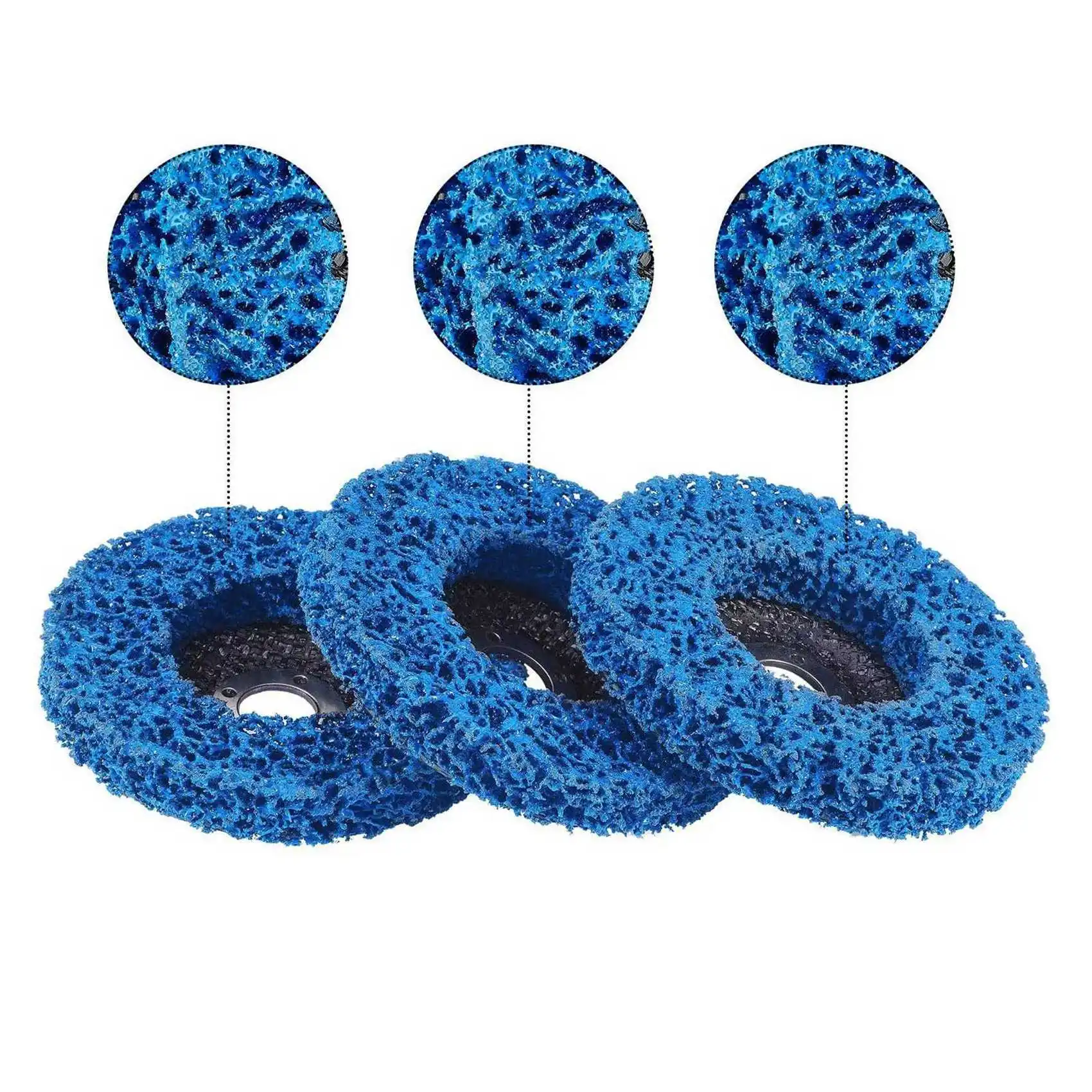 

AS60-12 Pcs Paint Stripping Disc Wheel Rust Stripper Strip Discs For 100Mm Angle Grinder For Wood Metal Fiberglass Products