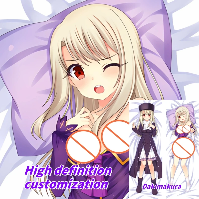 

Dakimakura Anime Pillow Case Fate Illyasviel von Einzbern Double-sided Print Of Life-size Body Pillowcase Gifts