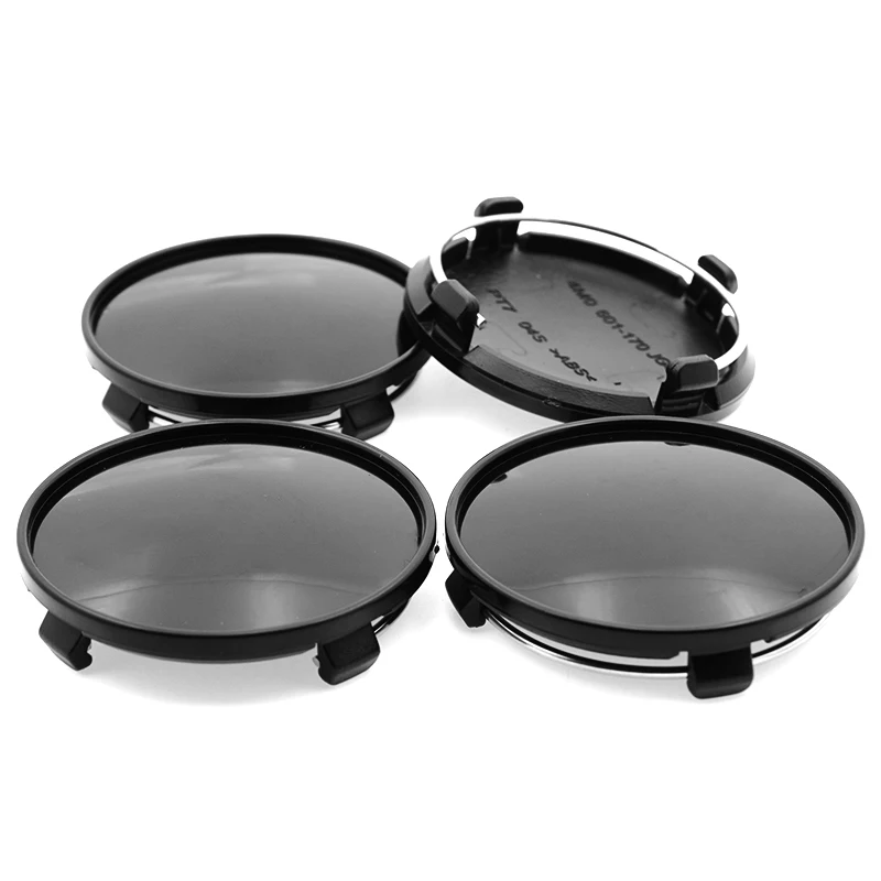 Tapa central de cubo de rueda de coche, cubierta de llanta modificada para Audi Q7, A4, A3, Q3, 4 piezas, 61mm, 56mm, sin logotipo