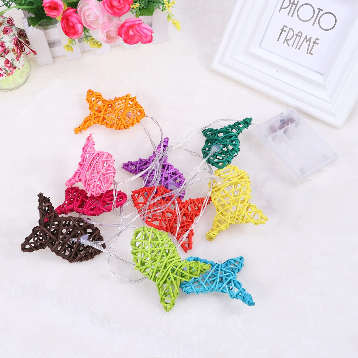 Led 스트링 조명 1.2M 물고기 모양 방수 로프 조명 크리스마스 웨딩 파티 야외 실내 장식용