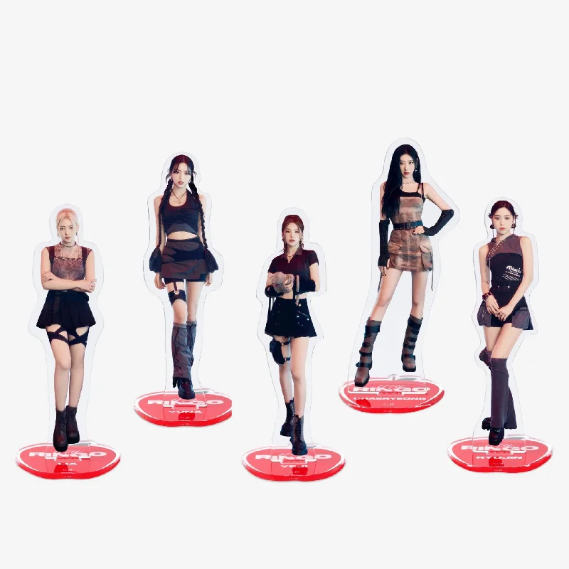 

KPOP Idol ITZY Stand Display Acrylic Desktop Ornament Yeji Ryujin Yuna Chaeryeong Standing Model Tabletop Decoration Fans Gift