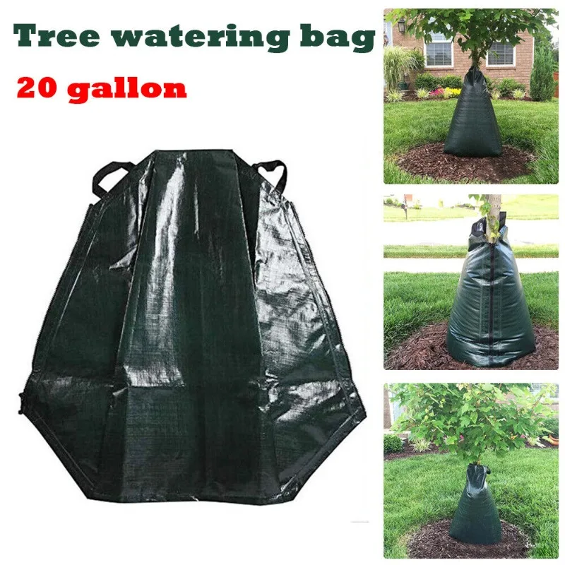 

Garden Trees 20 Gallon Watering Bag PE Drip Irrigation Bag Fruit Tree Drought-proof Reusable Watering Bag Irrigation Supplies