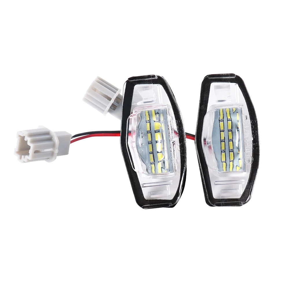 2x NEW White Error Free LED Car License Plate Light Bulbs Accessories For Acura MDX RL TL TSX ILX RDX Honda Civic Odyssey Accord view 4