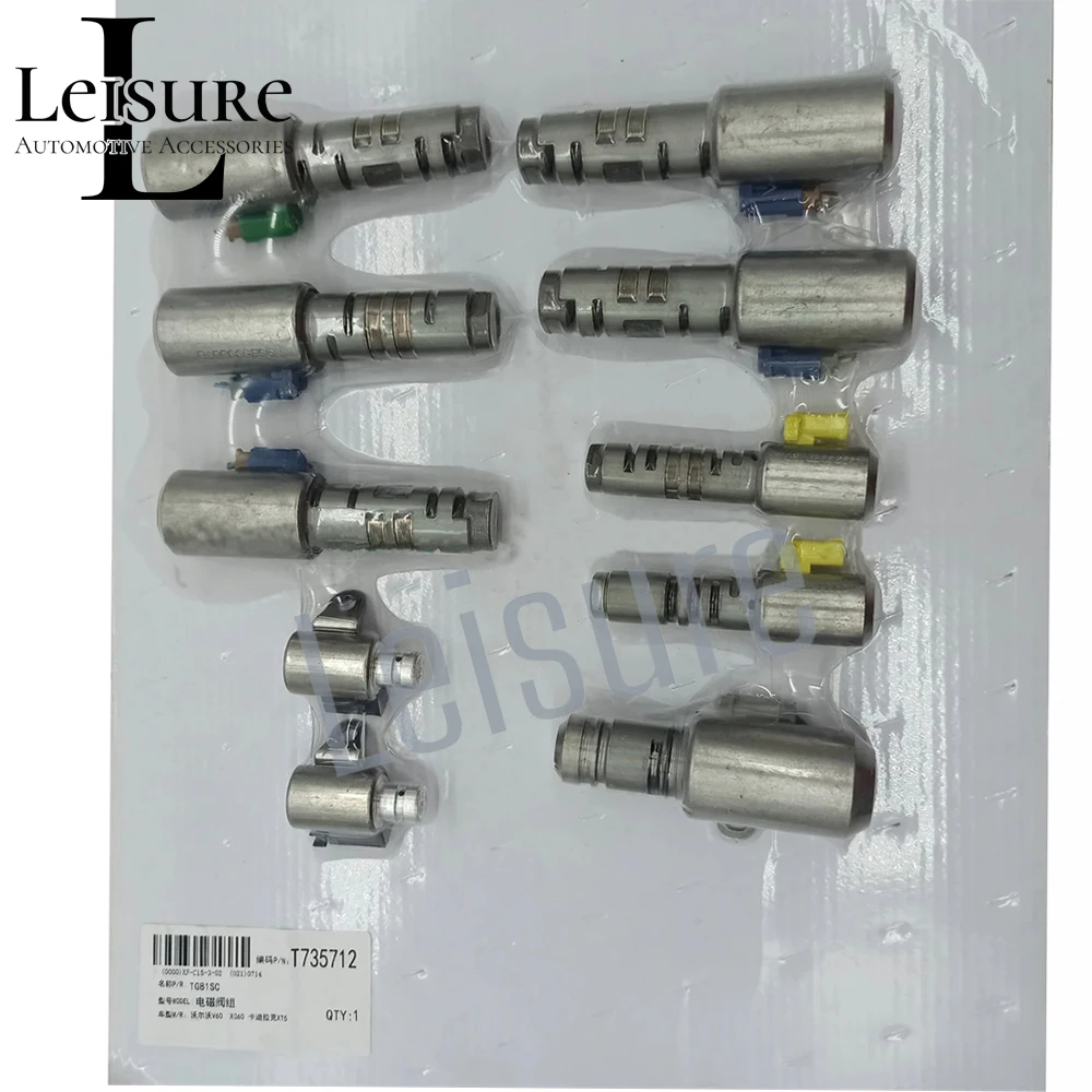 

TG81SC TG-81SC AF50 8-Speed Transmission Solenoid kit 10pcs For BMW MINI TG81SC-0017-FN GA8F22AW FOR VOLVO
