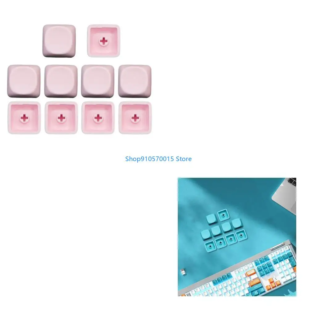 

B95C 10 шт., креативная добавка, толстая клавиатура с профилем MOA, 1U, чехол для ключей из ПБТ для механических клавиатур