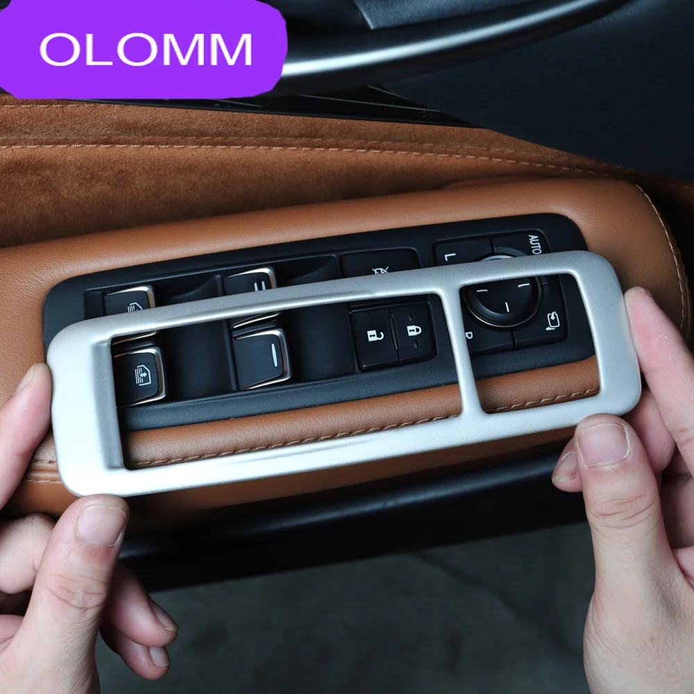Fit For Lexus LS500h interior stainless steel glass control panel for 2018-2025 LS350 modification accessories