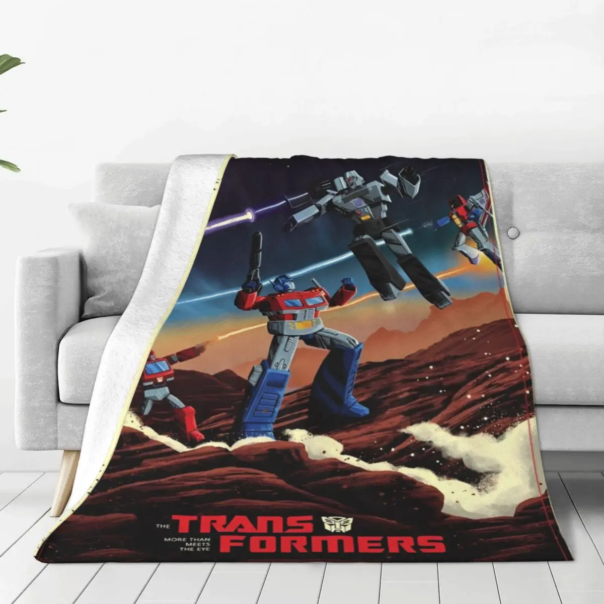 Cartoon Transformers Autobots Blankets Coral Fleece Plush Spring Autumn Robot Car Movie Multifunction Ultra-Soft Throw Blankets