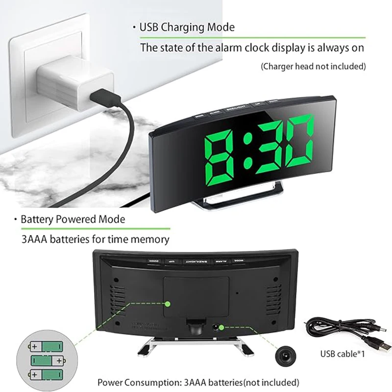 Thumbnail 4 - #2 Trending LED Bedside Alarm Clocks Right Now