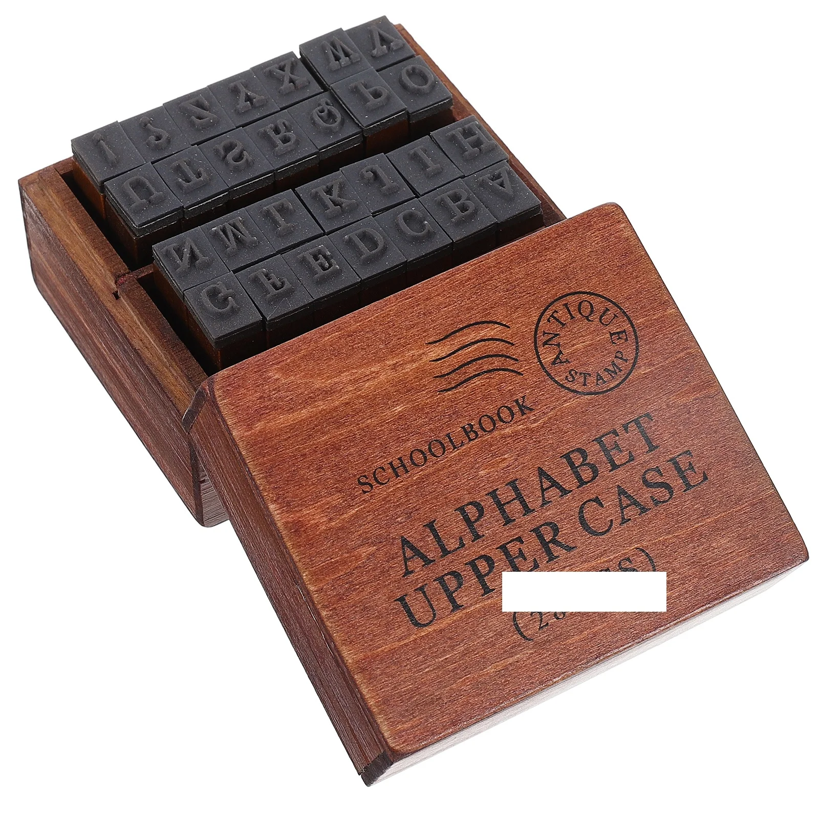 

1 Set Of Wooden English Letter Stamps Diy Craft Scrapbook Seals Decorative Planner Stamp For Cards Journal Wood Stamper Seal Set