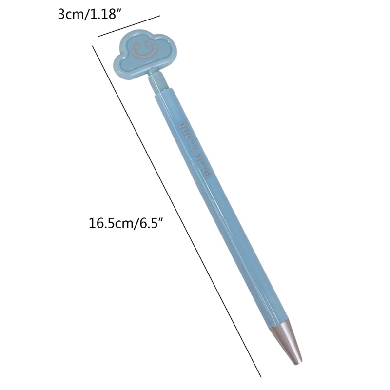 ปากกาปากกาหมึกเจลเป็นกลางแบบพับเก็บได้ใหม่0.5มม. รูปทรงเมฆแห้งเร็วอุปกรณ์การเรียนปากกาลายเซ็นสำหรับการเขียนบันทึก