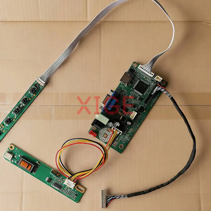 

LCD Screen Drive Controller Board Fit N133I7 LTN133AT07 LTN133AT08 N133I1 VGA+HDMI 1280*800 20 Pins LVDS 1-CCFL 1280x800 DIY Kit