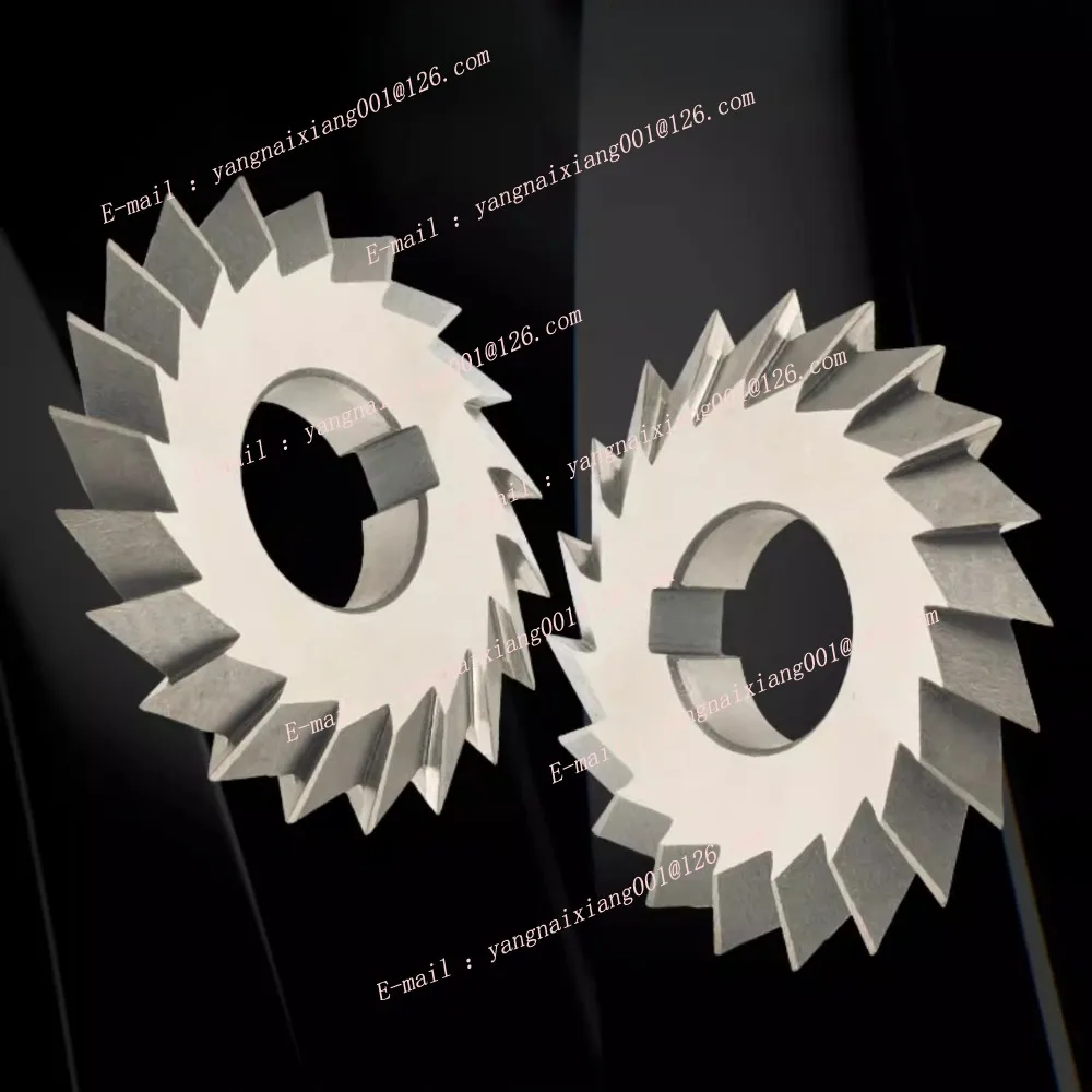 HSS Symmetrical Double-angle Milling Cutter White Steel V-groove Angle Forming Milling Cutter Φ60/80 PA30° 45° 60° 75° 90°  Tool