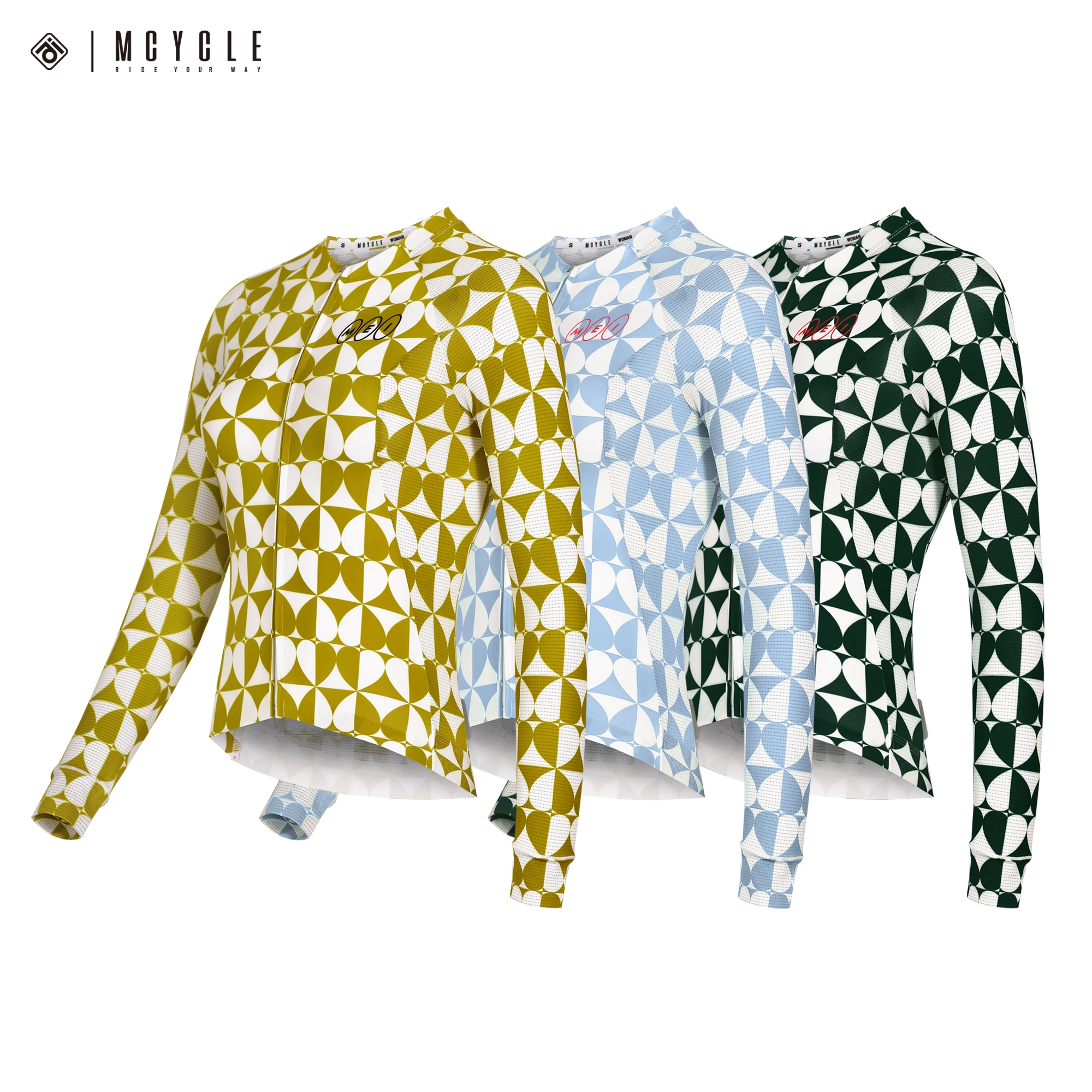 

Велосипедная майка Mcycle с длинным рукавом, летняя/весенняя, облегающая, для шоссейного велосипеда, женская, дышащая, веломайка.