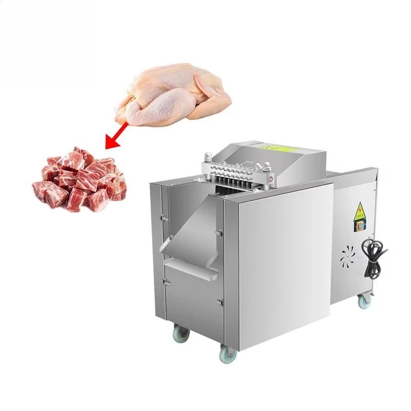 Industrial frozen meat cutting machine processing chicken, sheep and beef slicer