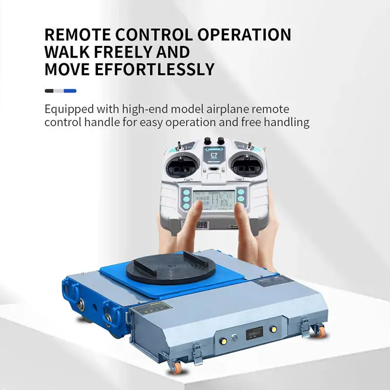 20T 25T Tank Trolley Cargo Rigger Moving Skates Tool Electric Tank Trolley Pallet Truck Remote Operated Moving Roller Skate