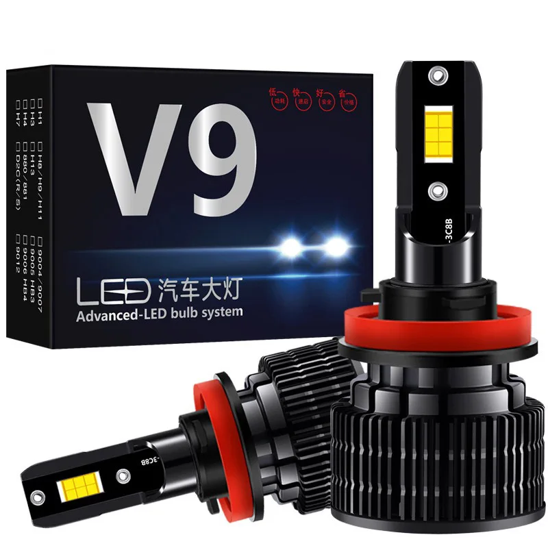 

LED Headlight Bulbs H1 H3 H7 H8 H9 H11 HB3 H10 HB4 HIR2 H4 HB2 9003 9005 9006 9012 12V 52W 6000K 10000Lm Car Light Upgrade