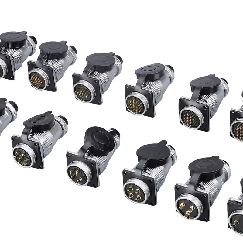 PLS28 P28-2/3/4/5/7/8/10/12/16/17/20/24/26 Pin Aviation Connector Plug WS28 Male Female Plug Socket Connector