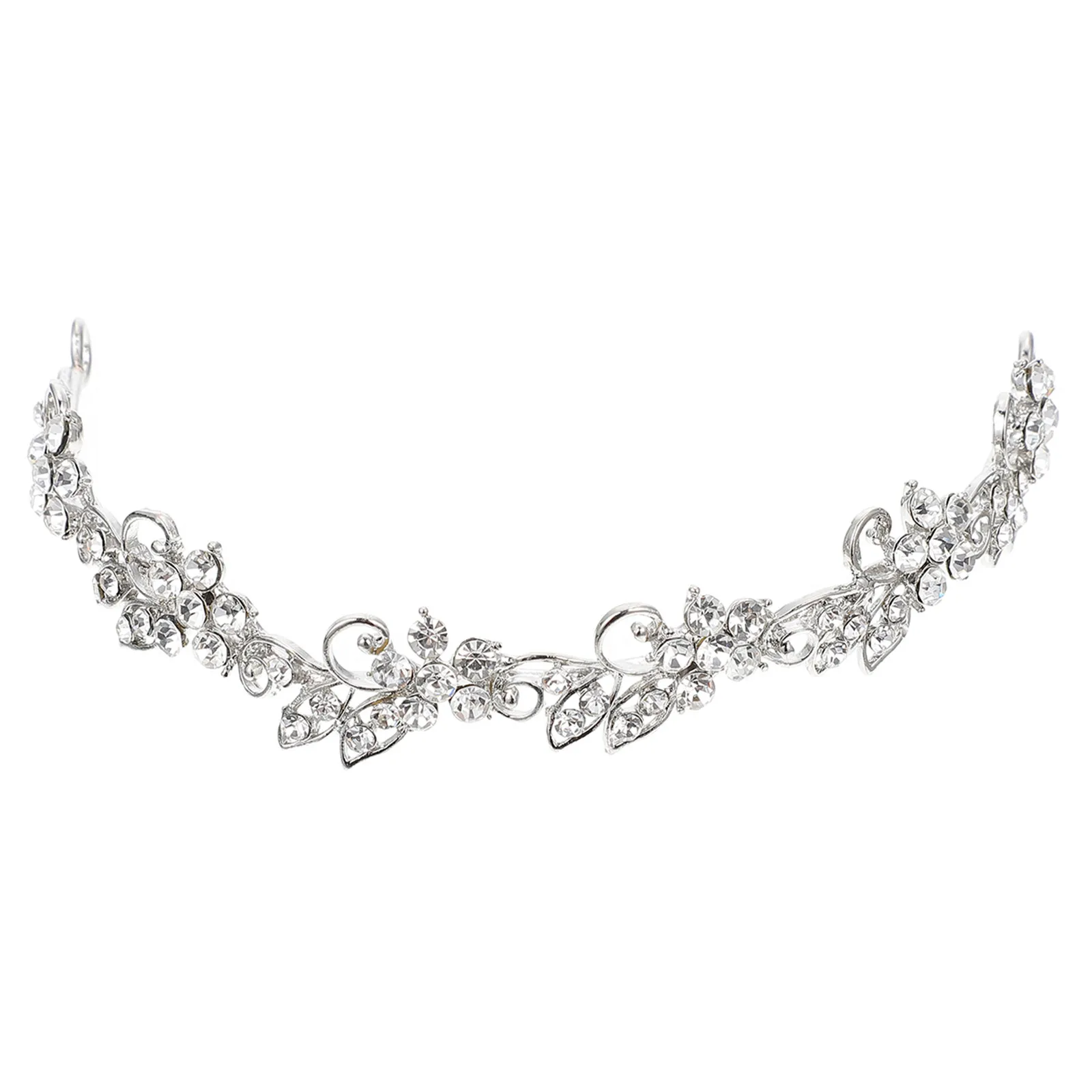 

1Pcs Exquisite Rhinestone Tiara Elegant Bridal Crown Wedding Headdress Prop for Woman Hair Accessory Ceremony Celebration