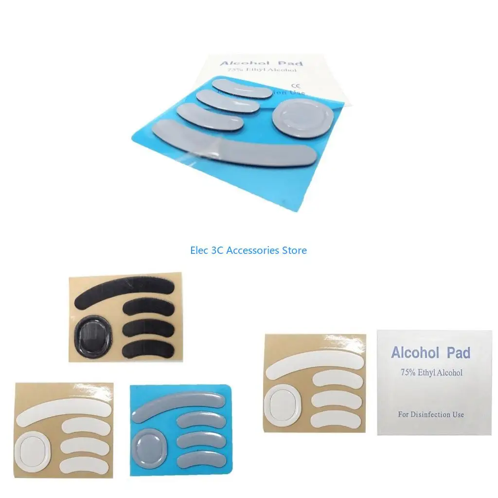 Y51A 1Set Replacement Curved Edges Mouse Skates Mouse Feet Stickers for GPro Wireless Mouse Glides Curved Edges