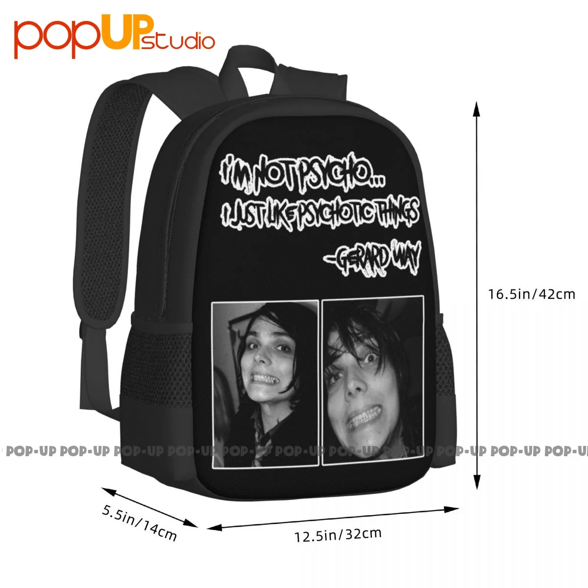 My Chemical Romance Gerard Way Mcr Brand Backpack Large Capacity School Portable Gymnast Bag Bags For Travel