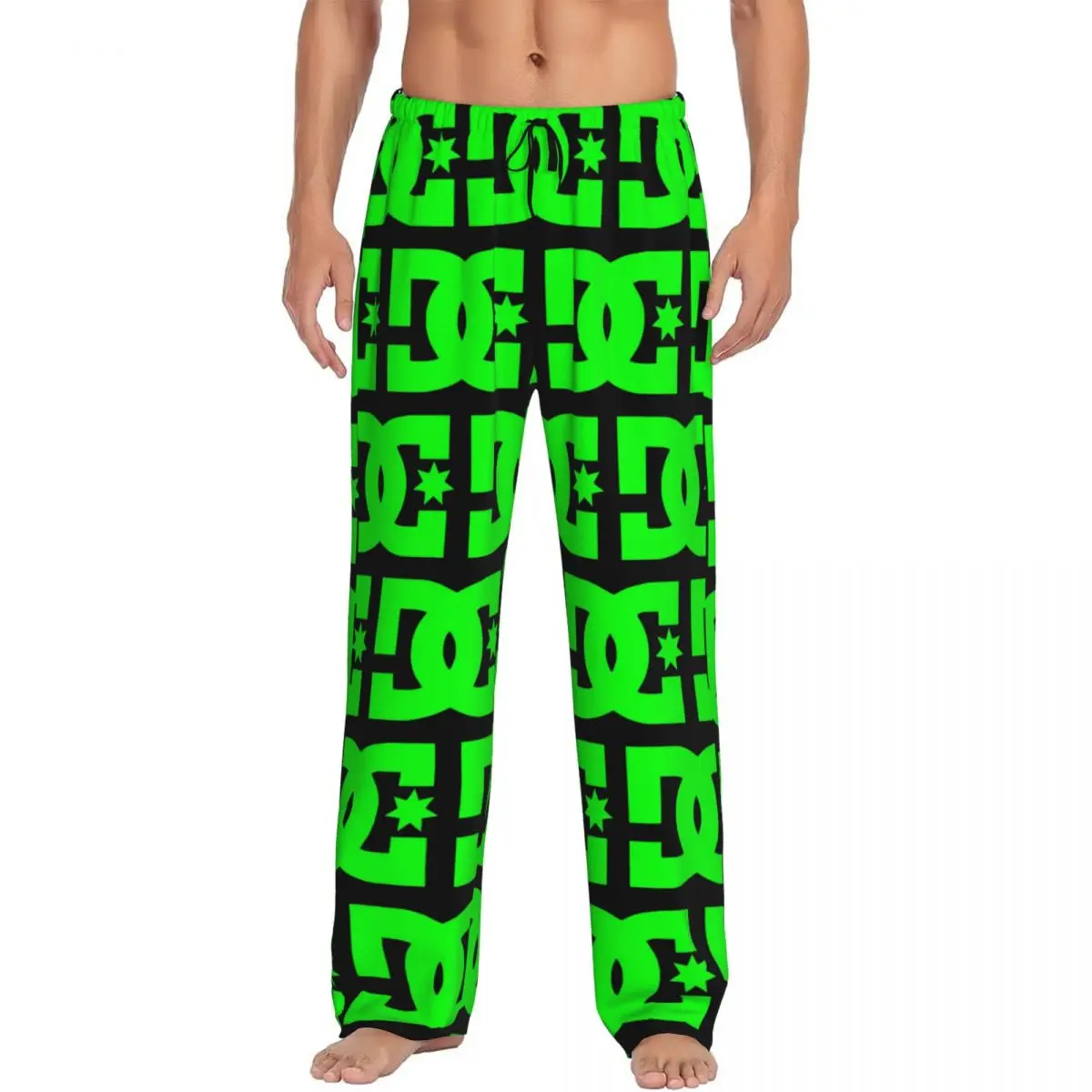 

Изготовленные на заказ пижамные штаны DC Shoe Co, мужская одежда для сна, штаны для сна с карманами