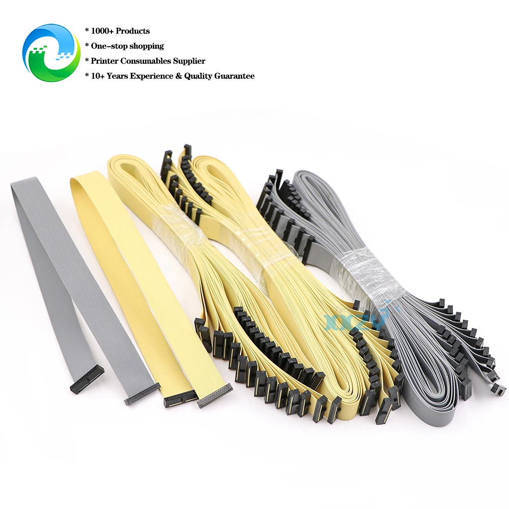 2pcs Inkjet Printer 382 Print Head Cable 26P for Smart Wit-color Myjet XAAR 26Pin Data Line