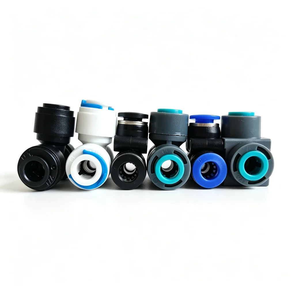 30PCS 1/4''Quick Connector  PE hose Fitting OD 6mm Garden Drip Irrigation Farm Watering System Accessory Tee Joint Adaptor