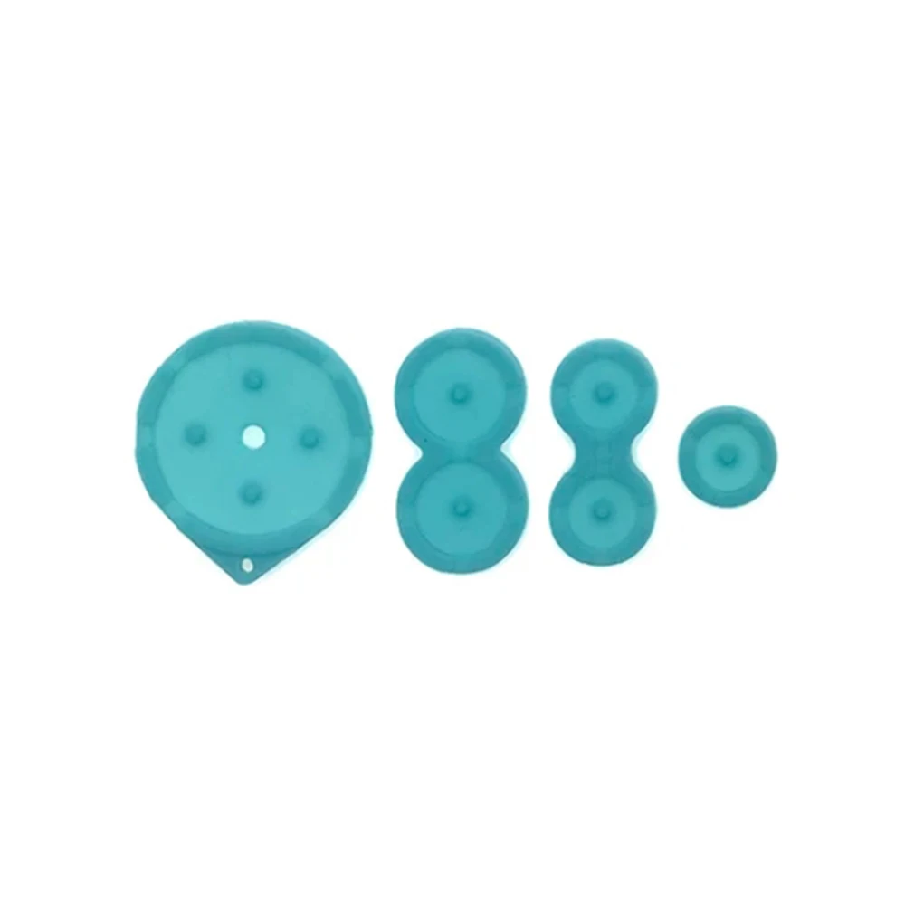 2/5Sets For GBA SP Rubber Buttons Contact Pads Silicon Hing & Screws Cover Buttons Rubber For GBA SP Housing Shell Repair view 5