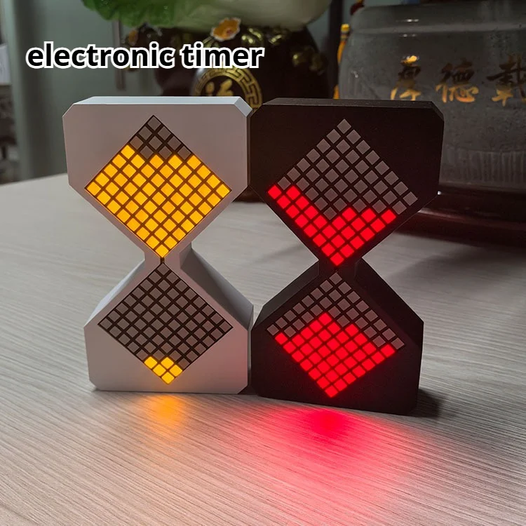 

Cyber Style LED Electronic Hourglass 1-30 Min Timer USB charging gift sand hourglass ornament ambient LED night light
