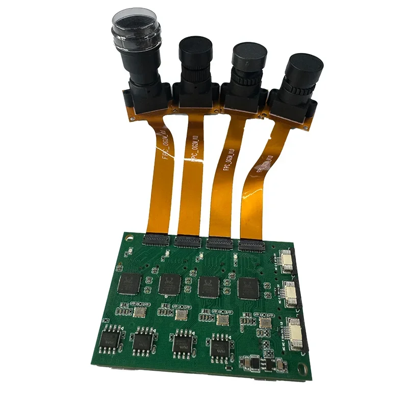 4*2MP USB 3.0 Quad Ca mera Module Kit Stereo Synchronous Same Frame 4*60PFS Color Global Shutter Dr-one Cam era Module NEW