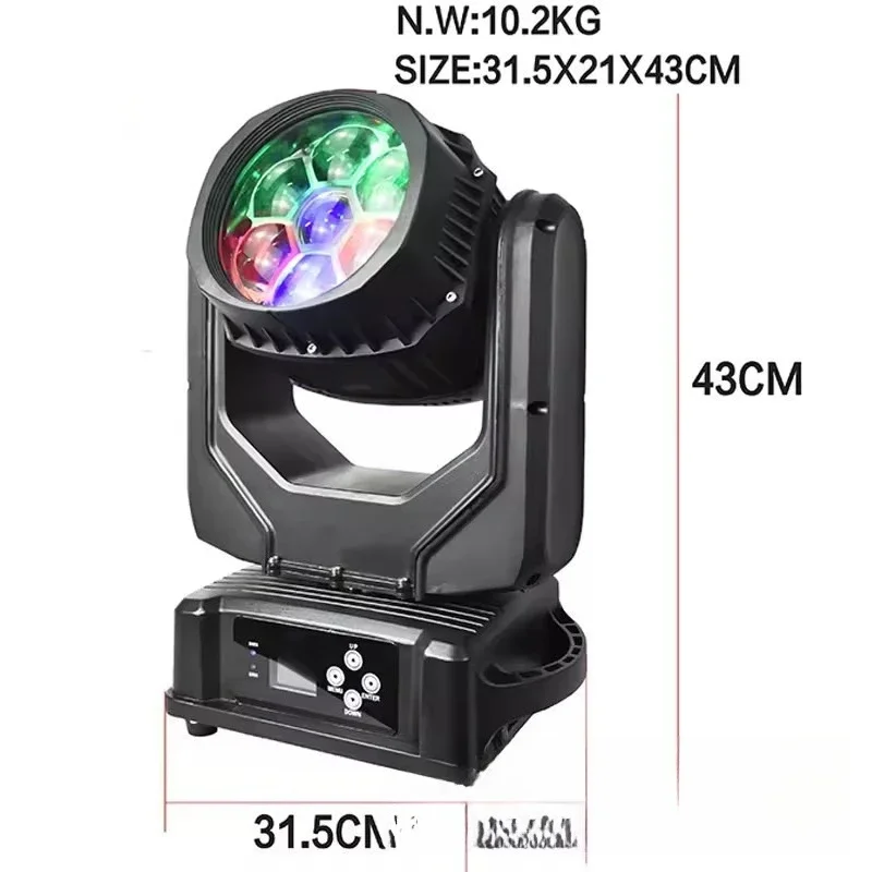 Nuovo LED ape occhio impermeabile testa mobile fascio di luce prestazioni di ingegneria esterna atmosfera super luminosa barra di vino leggera